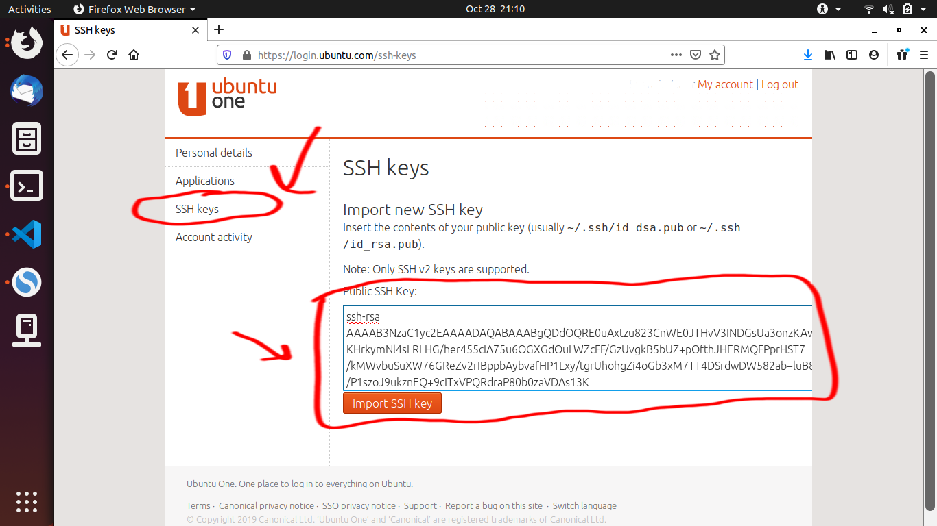 Ubuntu key. Ubuntu 20 закрыл доступ SSH ключей.